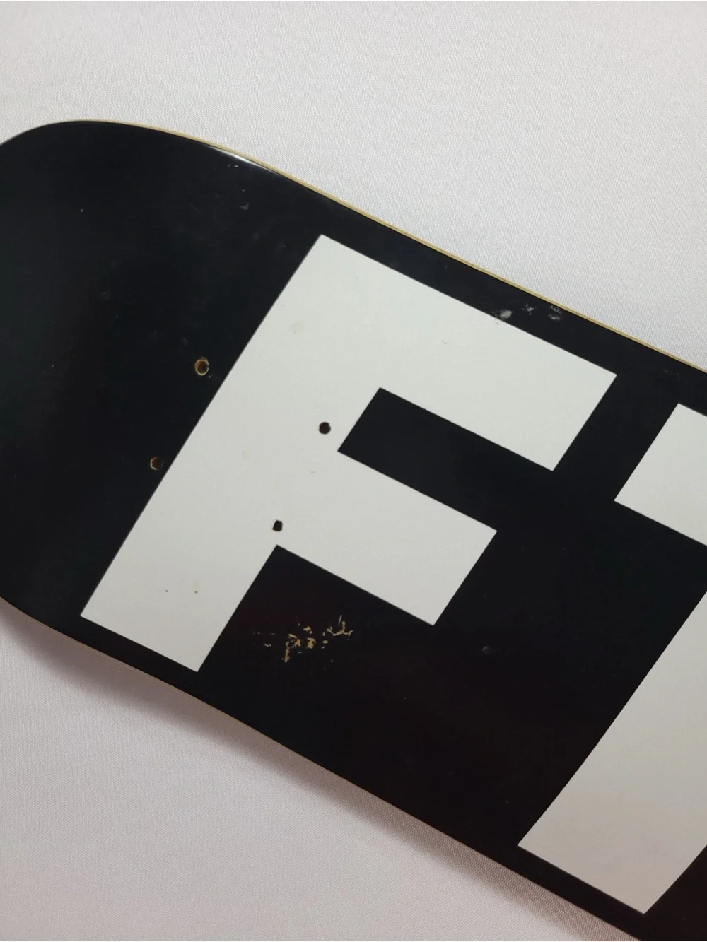 FTP Glow In The Dark Logo Skateboard Deck Very Rare 2019 *Has Storage Flaws*